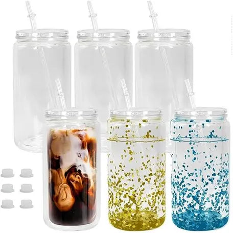 16/20 oz Acrylic Snow Globe Cup